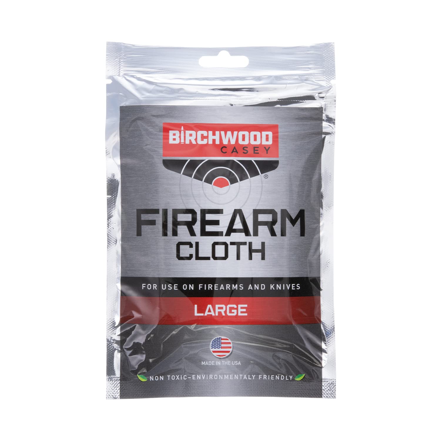 Gun Cleaning Cloth Birchwood Casey | Multi-Purpose Lightweight Treated Chamois 11"x14" Polishing Rag for Guns, Knives & Metal Surfaces