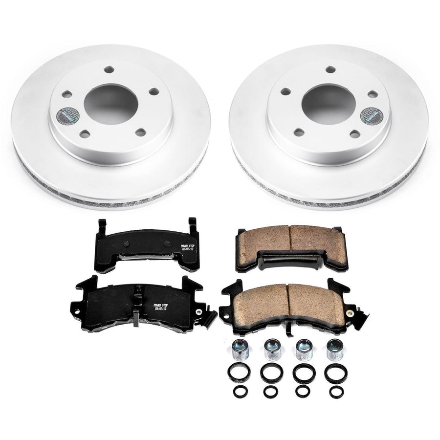 Power Stop CRK2847 Z17 Evolution Geomet Coated Brake Kit Front & Rear For Oldsmobile Toronado 1979-1985 [Model Specific]