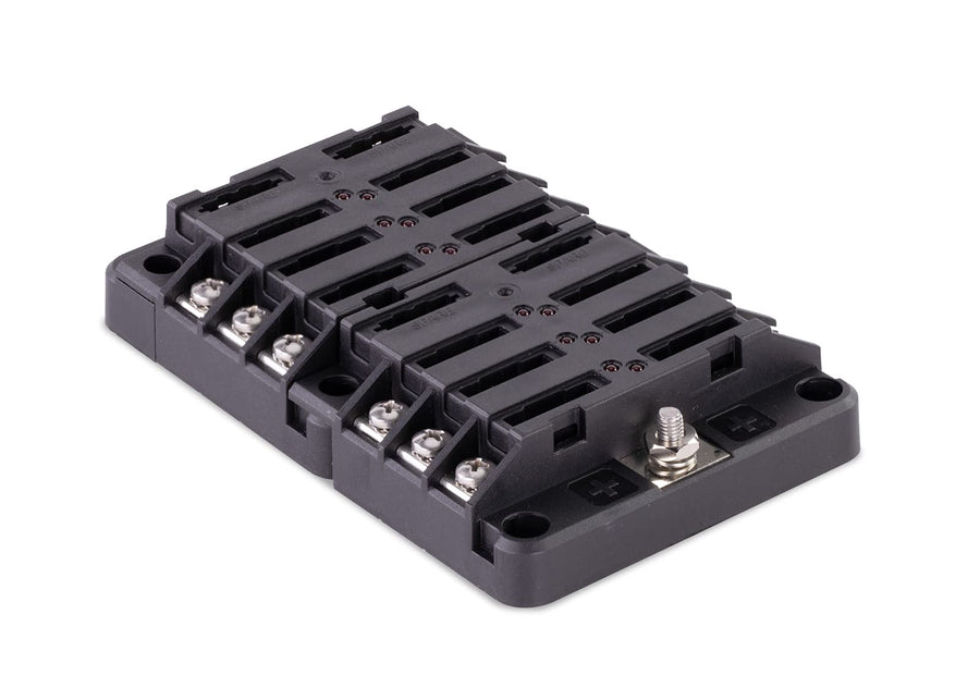 408 Series Fuse Block, Sierra FS40820, 12 Gang w/Cover