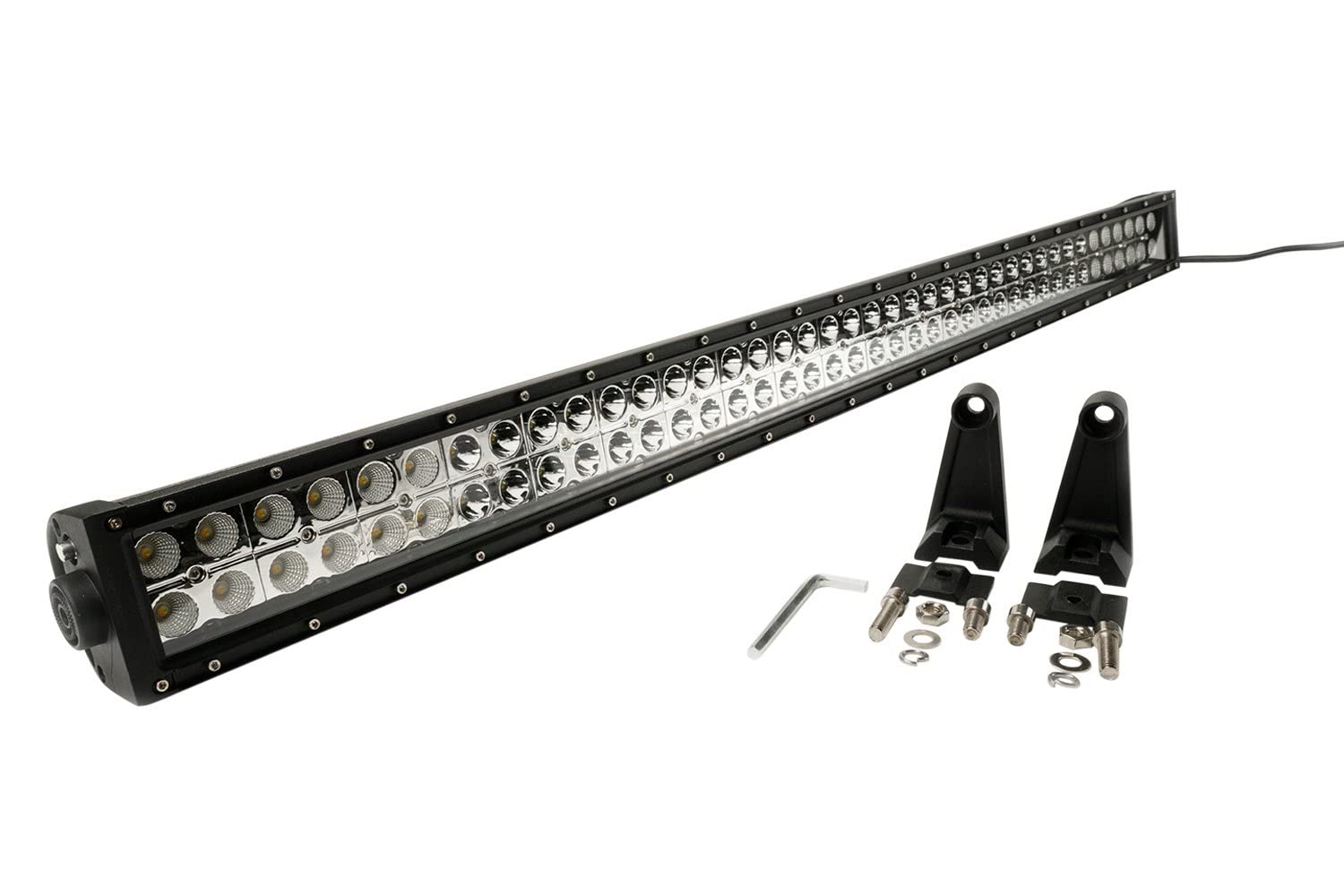 Amber/White Southern Truck 77050 50" Led Light Bar, Dbl Row, Combo Flood/Beam 72W (Dt Harness 79900, 79904) 18,000 Lumens