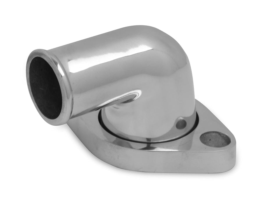 Weiand Aluminum Water Outlet, Weiand 90 Degree