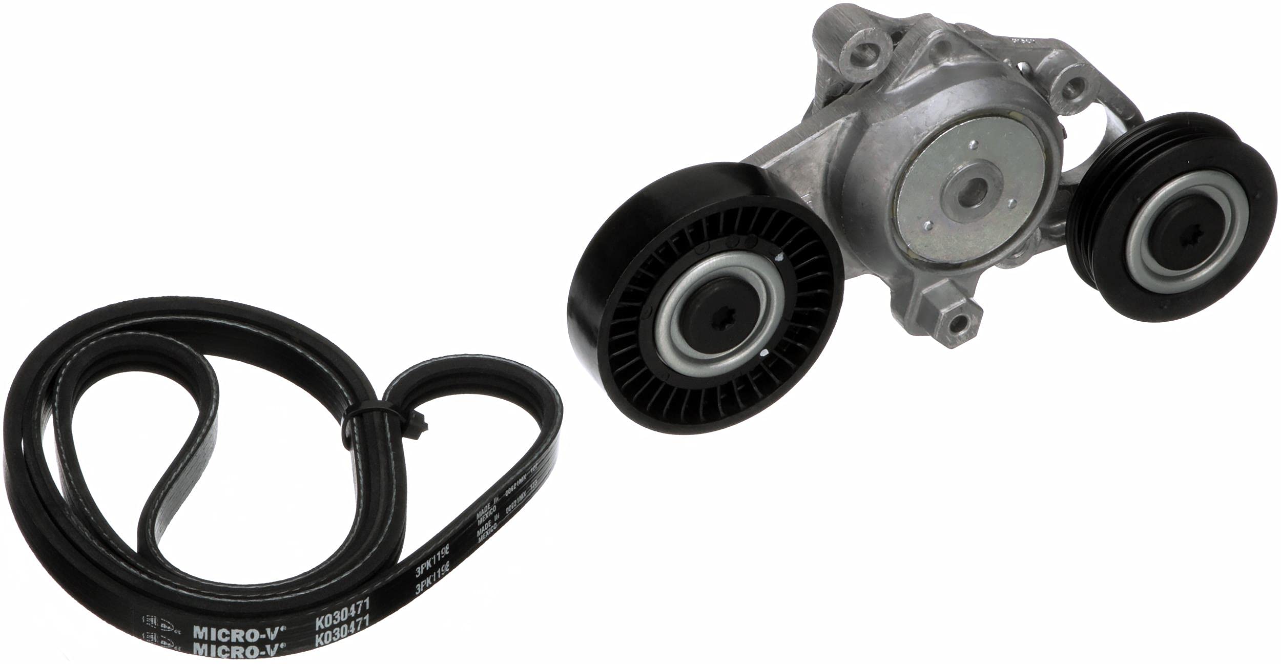 Complete Gates Serpentine Belt Drive Component Kit 90K-39095