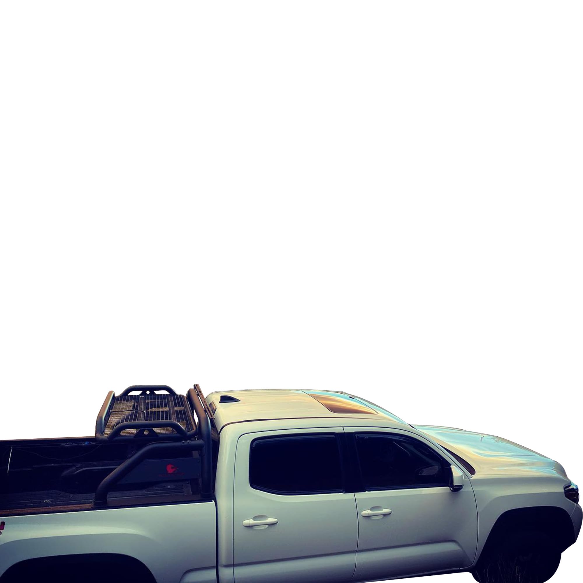 Atlas Roll Bar Black Black Horse Off Road Compatible with 2005-2023 Toyota Tacoma-ATRB6BK
