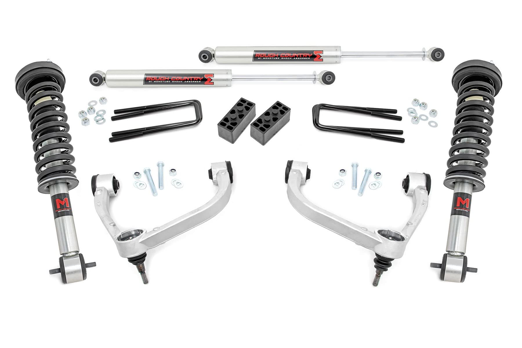 3" Lift Kit Rough Country w/M1 Struts for 2014-2020 Ford F-150 4WD - 54540