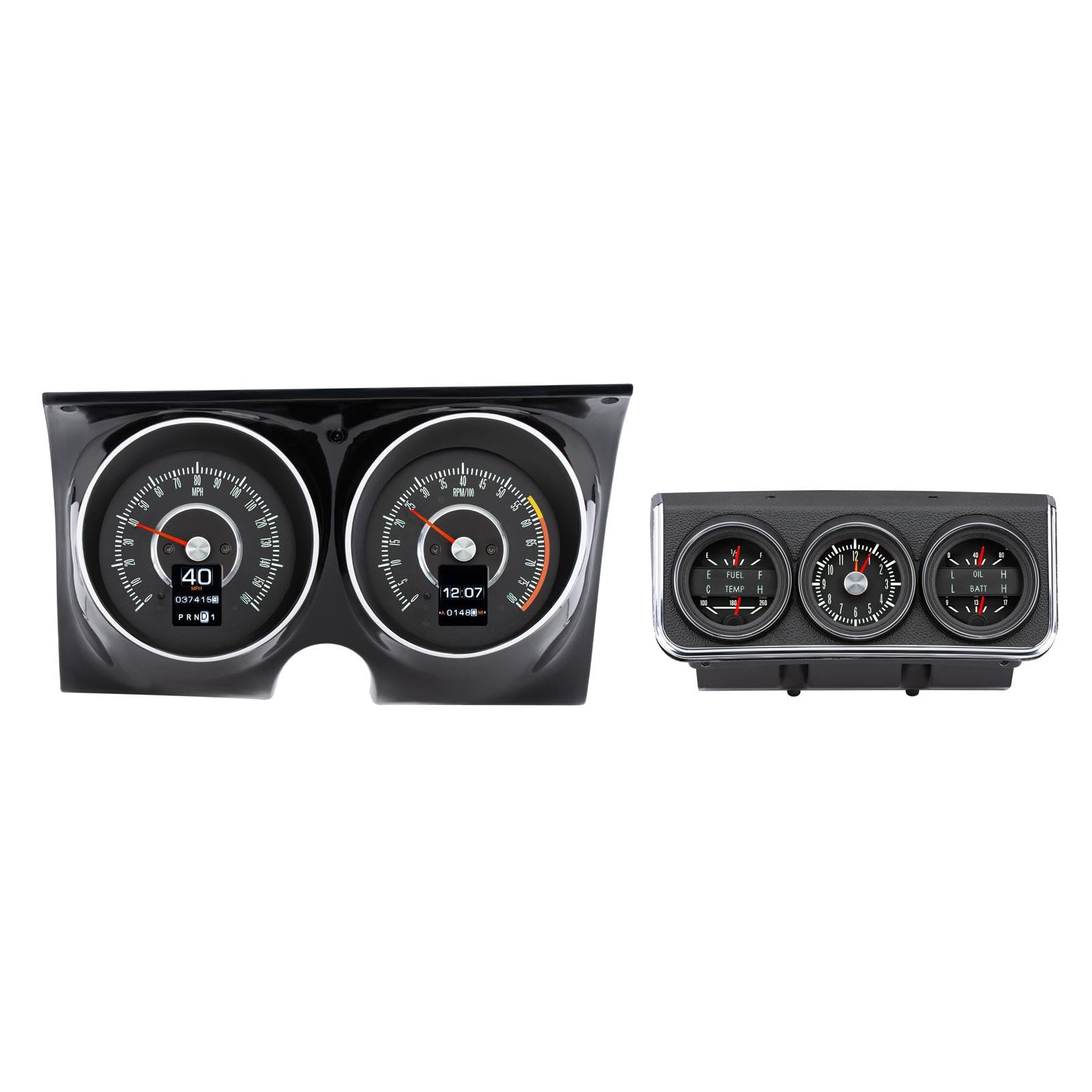 Dakota Digital Retrotech Gauge Instrument System RTX-67C-CAC-X Compatible with 1967 Camaro with Console Gauges