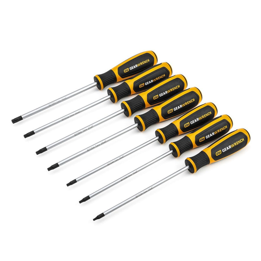 7 Pc. GEARWRENCH Torx Dual Material Screwdriver Set - 80071H