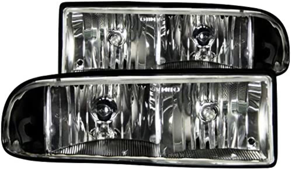 Crystal Headlight Set-Black ANZO USA 111156