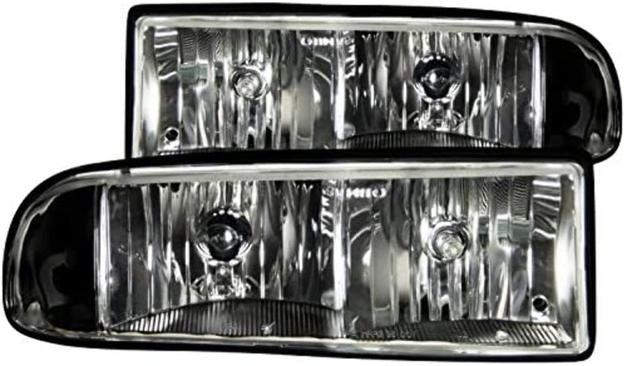 Crystal Headlight Set-Black ANZO USA 111156