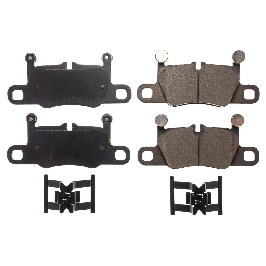 Power Stop Brake Kit Rear For Porsche 911 2016-19 | Porsche 911 2022-24 - Ceramic Brake Pads With Installation Hardware, 17-1925