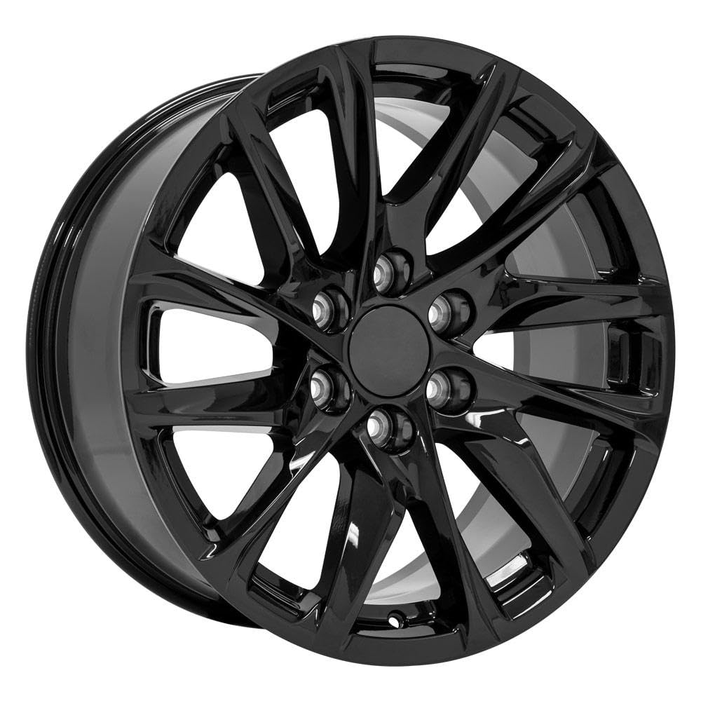 20 Inch OE Wheels CA90 Rim Fits Escalade Style 6x139.7 20x9 Gloss Black - Hollander 4875 (1)