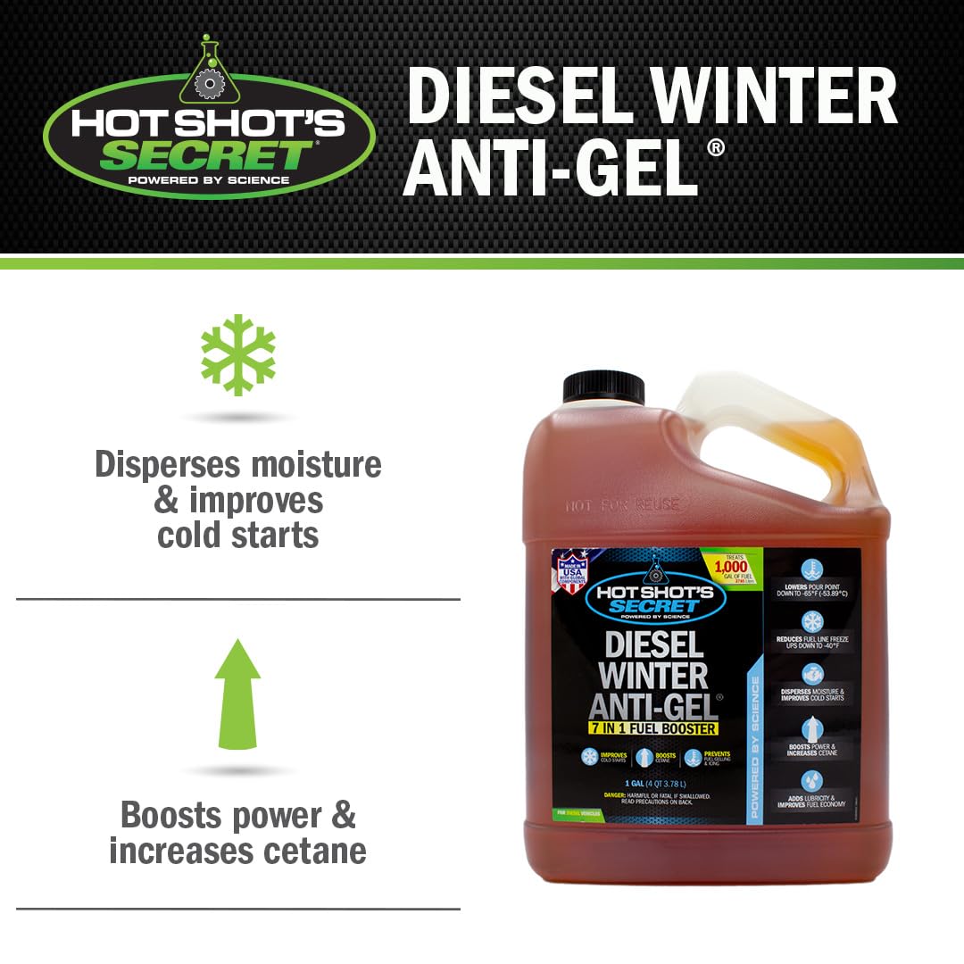 Diesel Winter Anti-Gel Hot Shot's Secret 1 Gallon, Amber (P403301G)