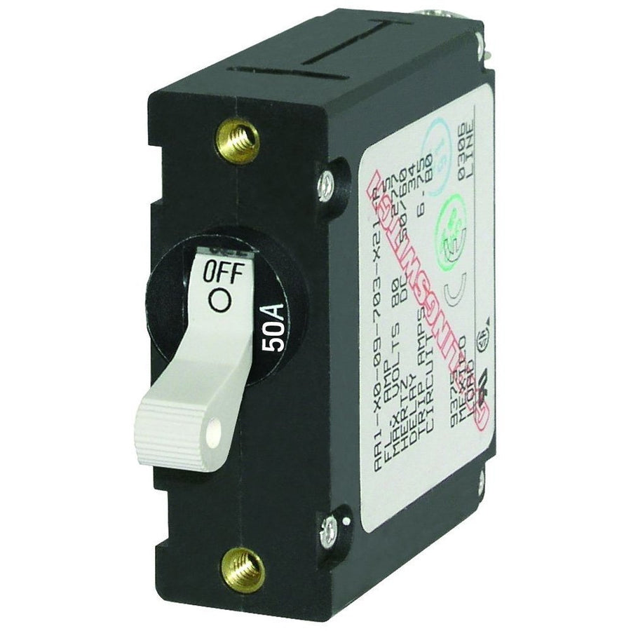 Blue Sea 7230 Magnetic World AC/DC Circuit Breaker - 50 Amp Single Pole