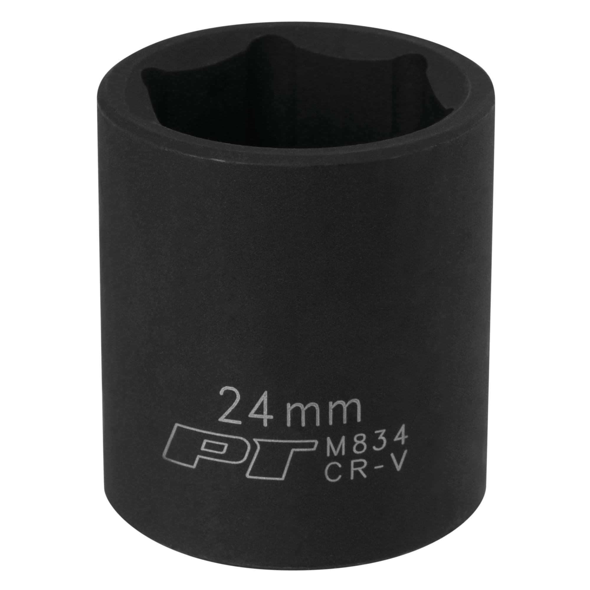 1/2 Drive Performance Tool M834 6-Point Impact Socket, 24mm