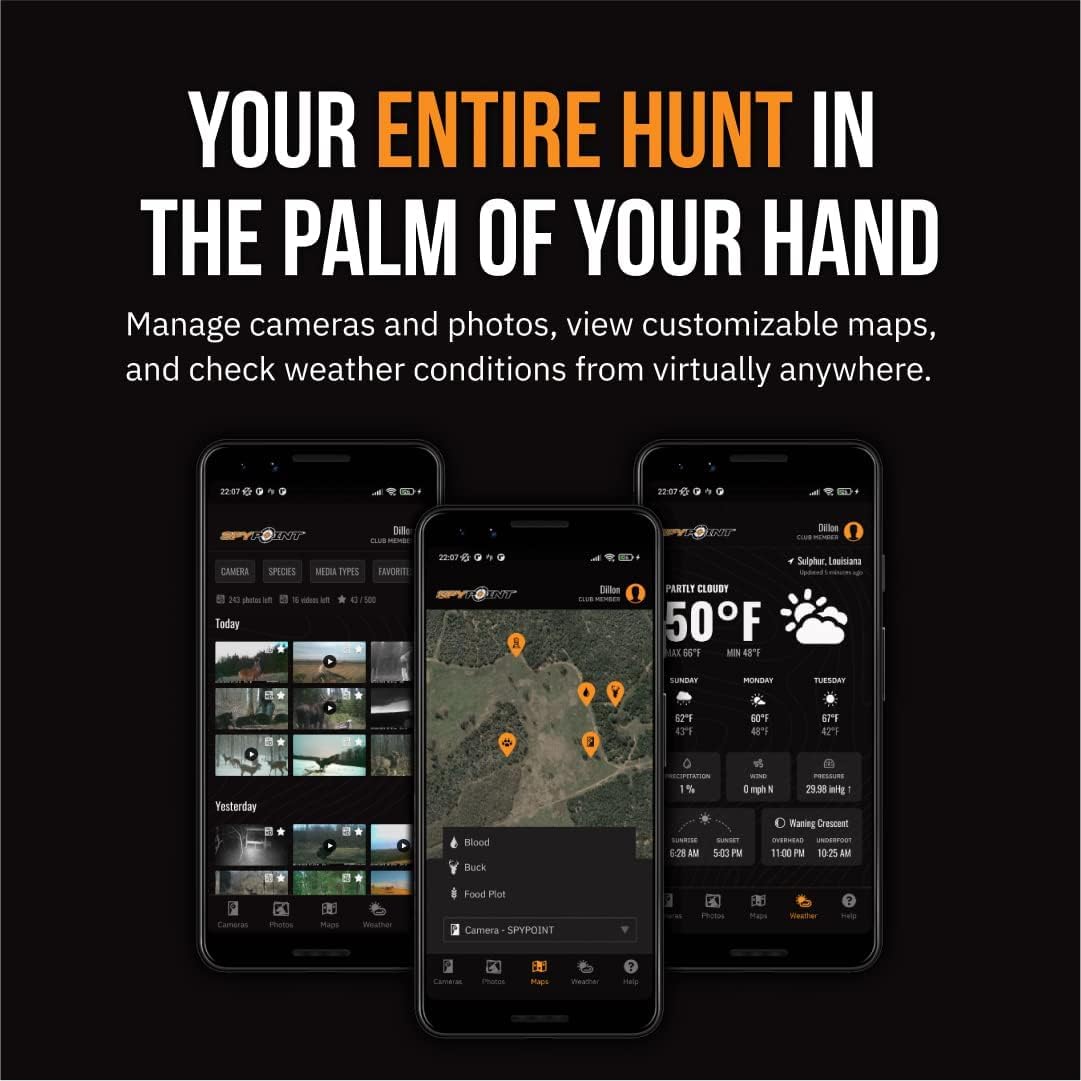 Micro SD Memory Card SPYPOINT 32GB Trail for Cameras | Adapter Media Storage for Trail and Game Cameras Designed | Used in Hunting and Trail Cams (Class 10 Speed)