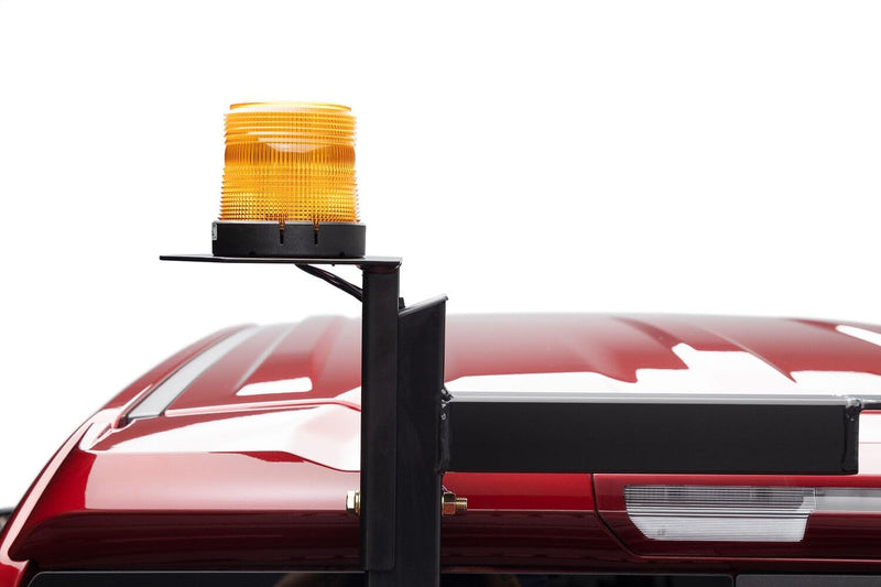 BACKRACK Light Bracket RealTruck 6.5" Base | Black, Driver Side | 81001 | Universal w Frame's