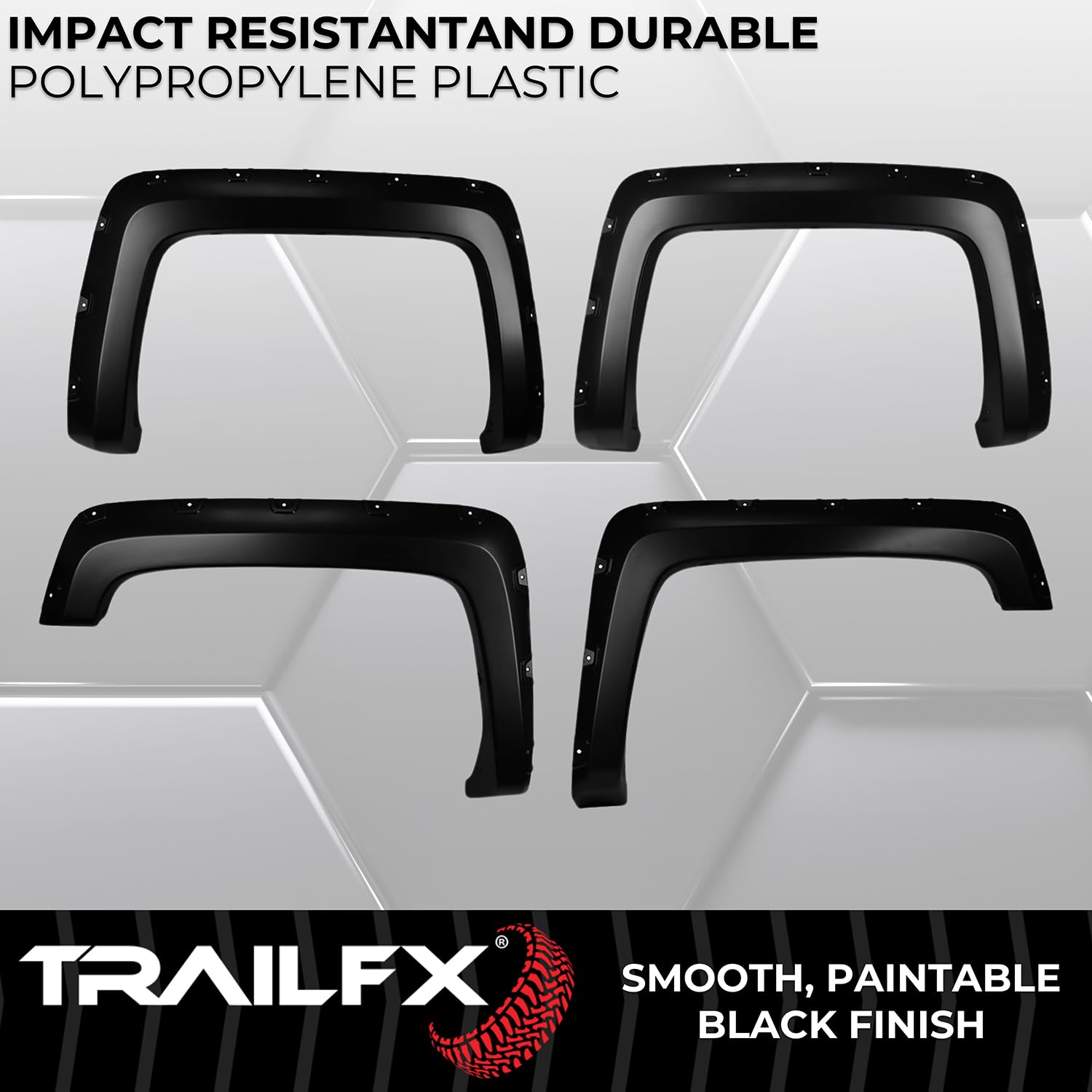Pocket Style Trailfx TFC3002S Flare Smooth Set Of 4