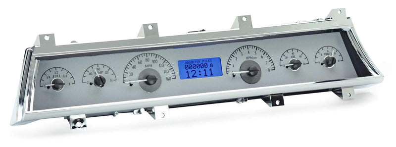 Chevy Chevelle VHX System, Silver Face - Blue Display 1966-67
