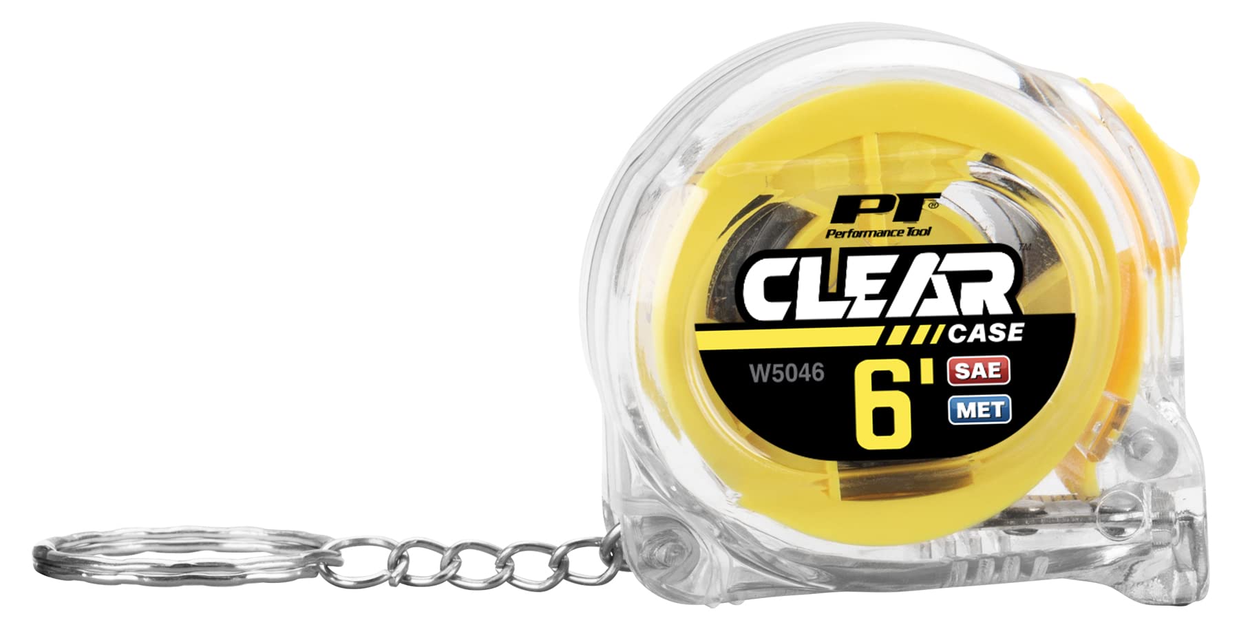 W5046 Performance Tool 6' X 1/2-Inch Clear Tape Measure