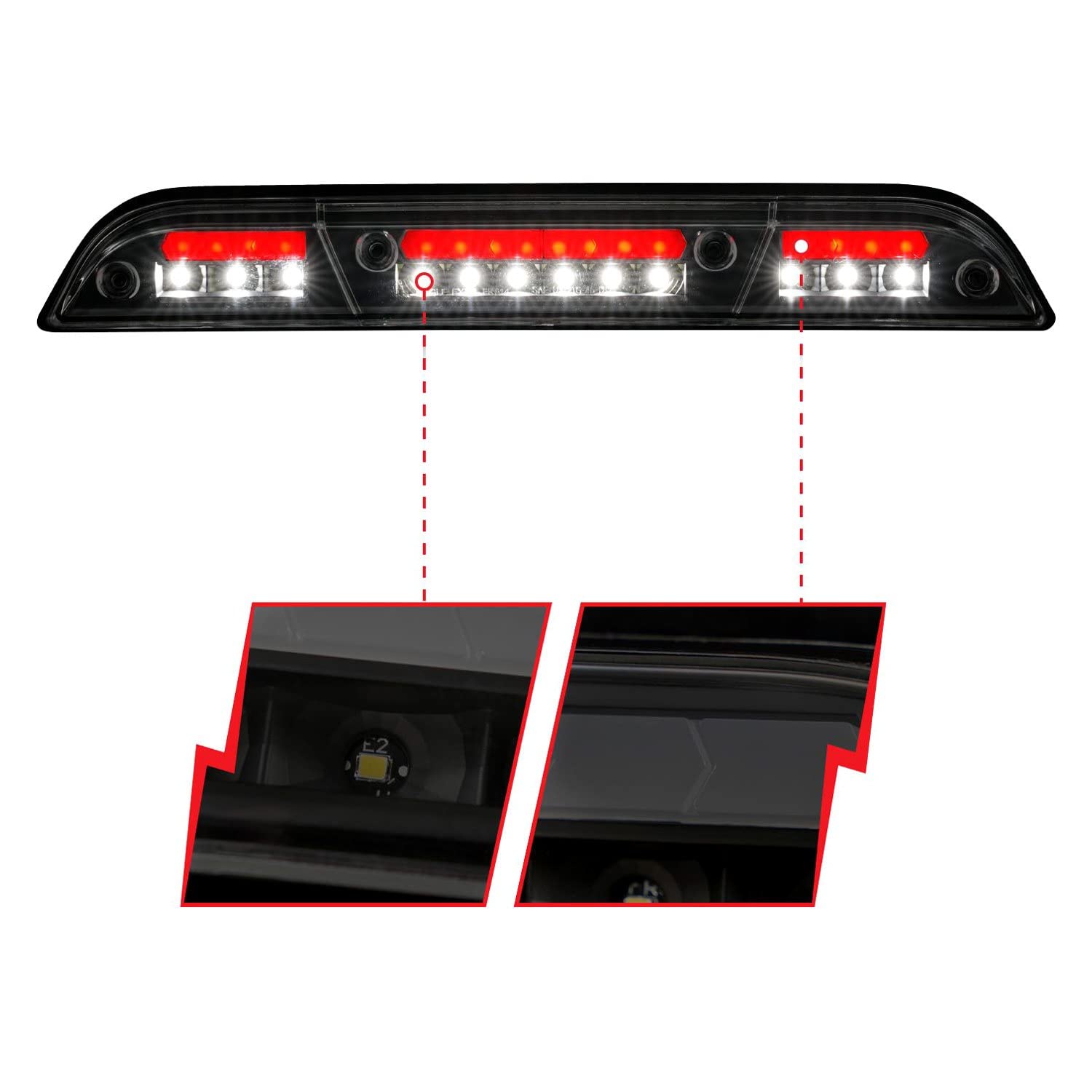 Black/Smoke Anzo LED 3rd Brake Light