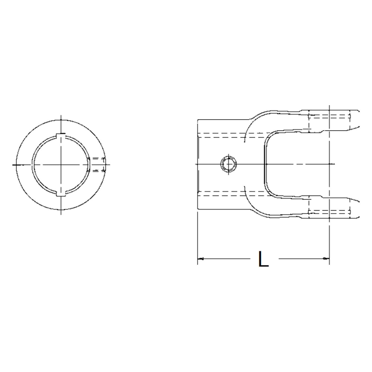 20-9218 Neapco Power Take Off End Yoke