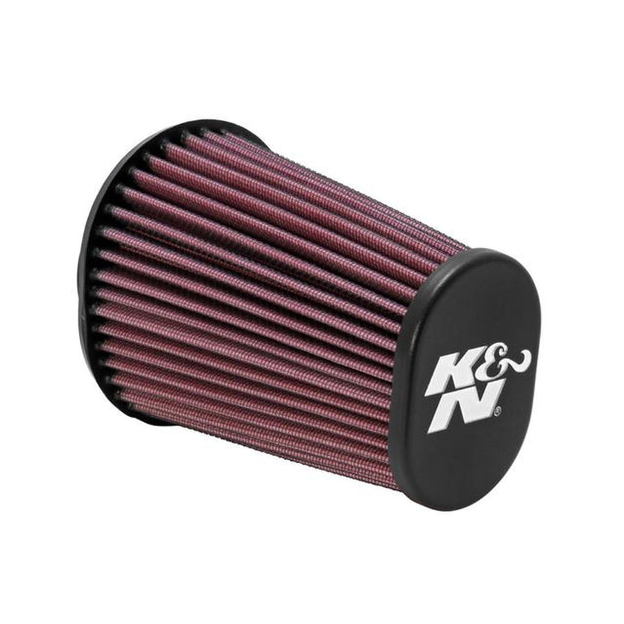 High-Flow K&N Original Lifetime Universal Clamp-On Air Filter: High Performance, Premium: Flange Diameter: 2.4375 In, Filter Height: 6 In, Flange Length: 0.625 In, Shape: Oval Straight, RE-0960
