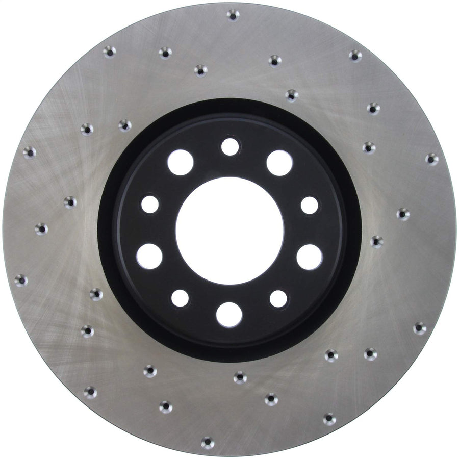Sport StopTech Cross Drilled Brake Rotor; Front Left 128.63080L