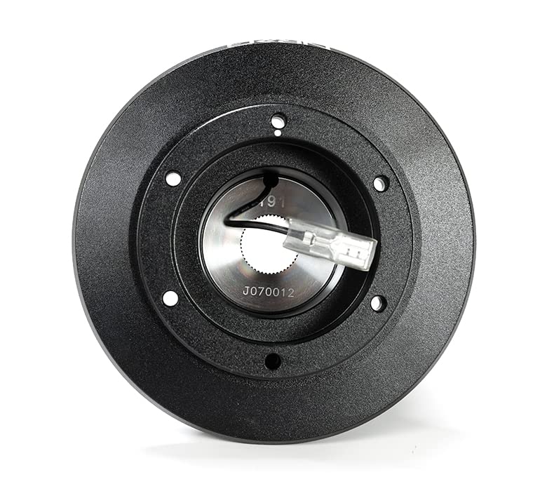 NRG Innovations Steering Wheel NRG-SRK-191H Quick Release Short Hub Adapter with Mounting Bolts, Quick Short Hub Lock 6X70 MM BOLT