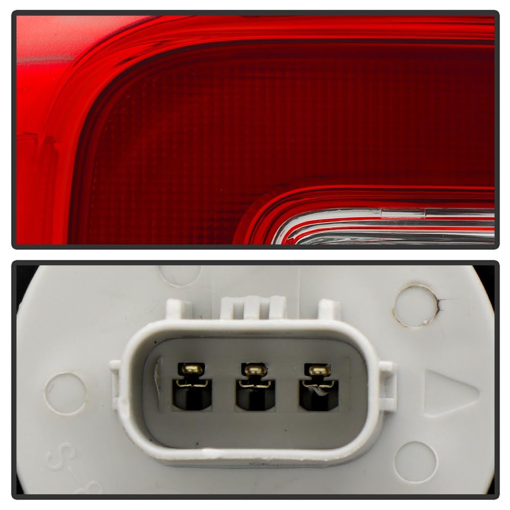 Honda Pilot Spyder (OE) 19-22 (Fit LX EX EX-L Elite SE Touring) Red/Clear Driver Side Tail Light - OE Left