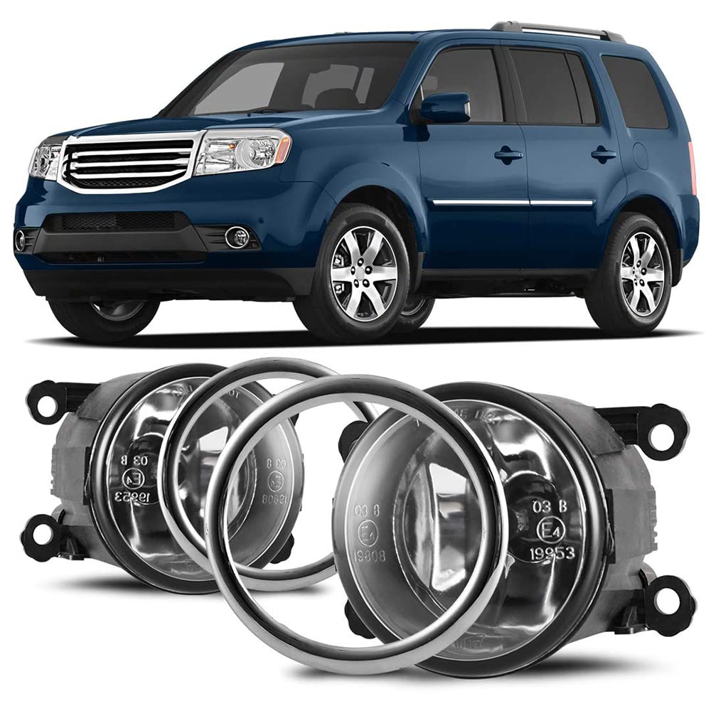 Fog Lights Winjet for [2012 2013 2014 2015 Pilot] + Switch + Wiring Kit