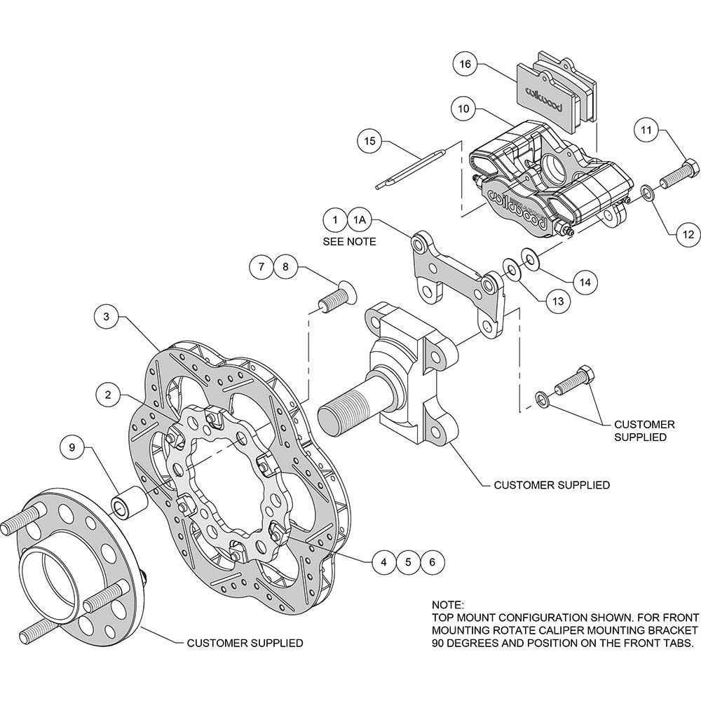 Top Mount GP320 Front Kit