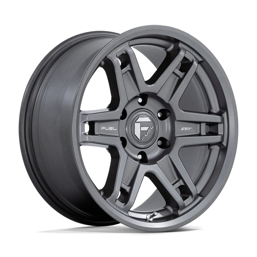 D838 SLAYER FUEL OFF-ROAD 18X8.5, 6X5.5, 4.79, 1mm MATTE GUNMETAL - D83818858447