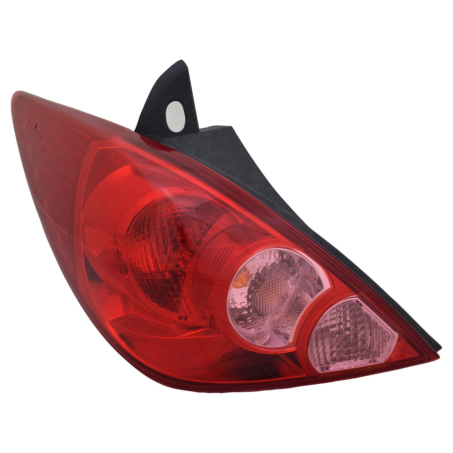 Left TYC Tail Light Assembly Compatible with 2007-2012 Nissan Versa