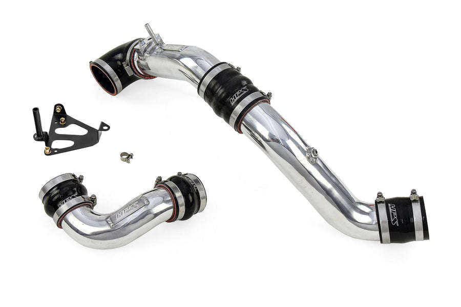 HPS Intercooler Pipe Kit Polished Compatible with 2017-2021 Honda Civic Type R 2.0L 2024 Acura Integra Type S 2.0L, 17-133P