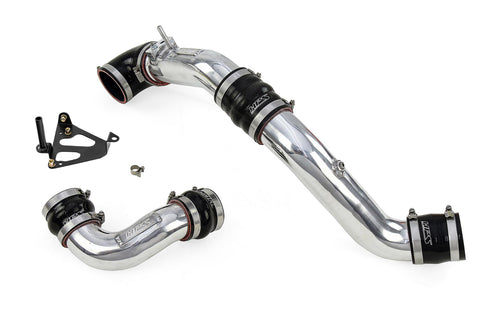 HPS Intercooler Pipe Kit Polished Compatible with 2017-2021 Honda Civic Type R 2.0L 2024 Acura Integra Type S 2.0L, 17-133P