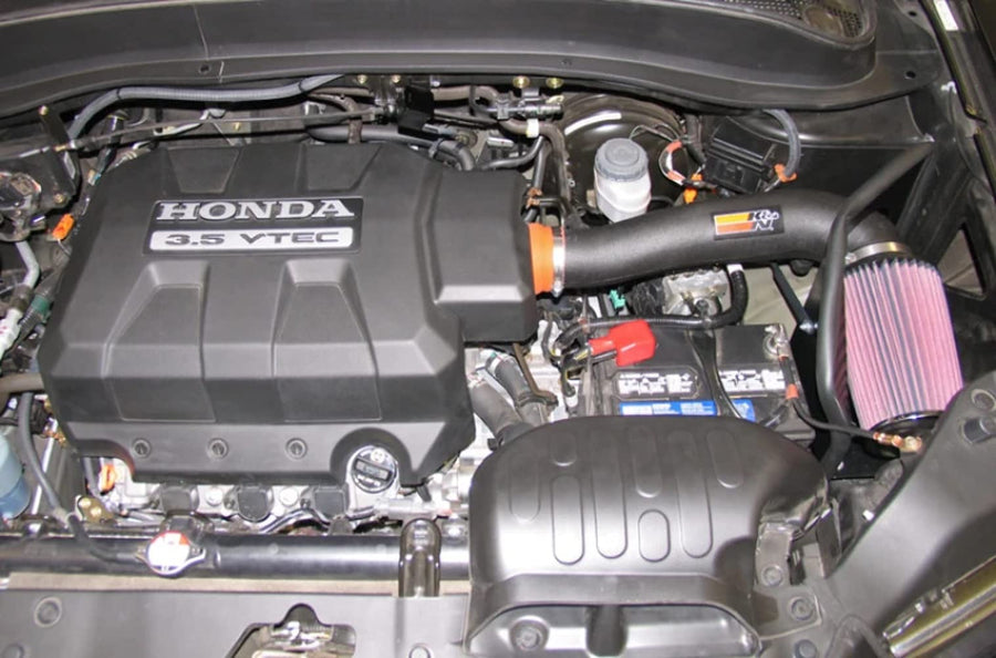 Cold Air Intake System K&N: High-Flow Air-Filter, Increase Performance & Horsepower: Compatible with 2006-2008 HONDA Ridgeline, 57-3515