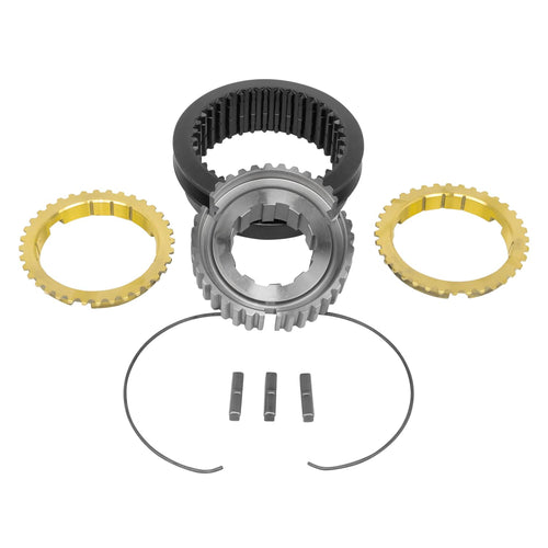 Borg Warner T10 USA Standard Manual Transmission 1957-73 1st-2nd Synchro Assembly with Blockers, Stamped Steel Synchro Keys