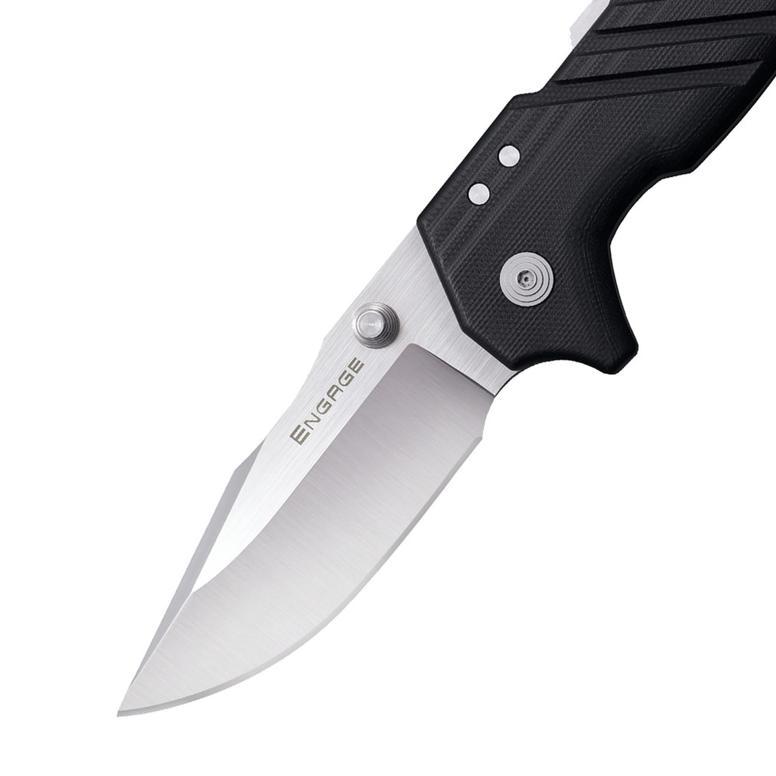 COLD STEEL 3.5" Engage Razor-Sharp S35VN Clip Point Blade 4.7" G-10 Handle Everyday Carry Pocket Folding Knife w/Atlas Lock Mechanism