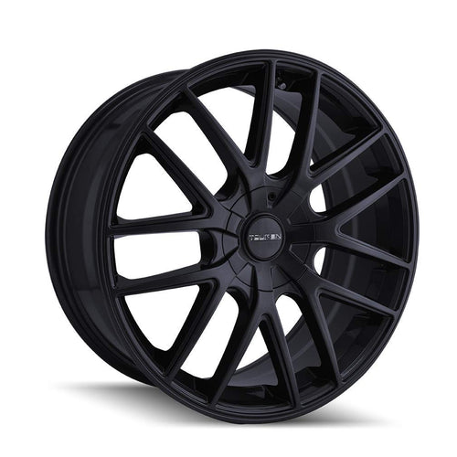 20x8.5 TR60, Bolt Pattern: 5x108/4.5, Offset: 40, FULL MATTE BLACK, set of 1