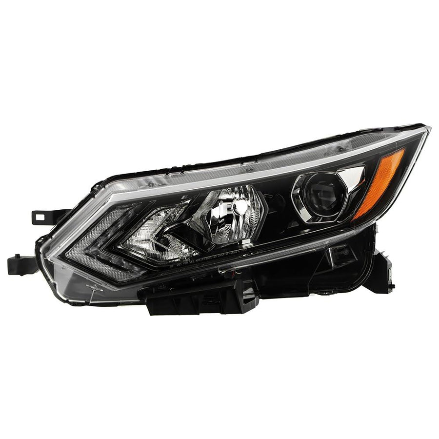 Nissan Rogue Sport 20-22 Spyder (OE) Halogen w/LED DRL Projector Headlight - OE Black Left