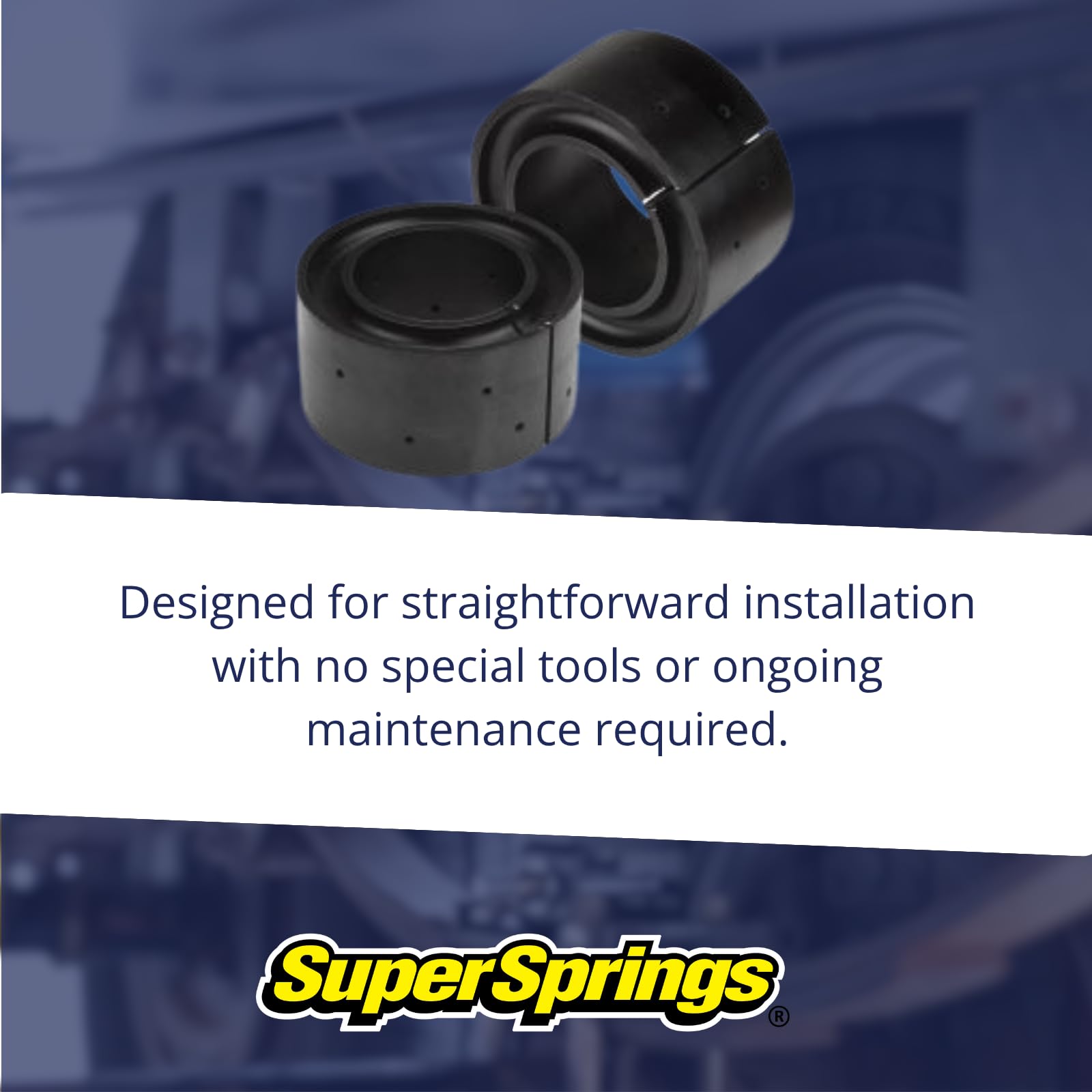 CSS-1195 SuperSprings | SumoSprings Coil for various applications | 1.95 inch inner wall height, Black