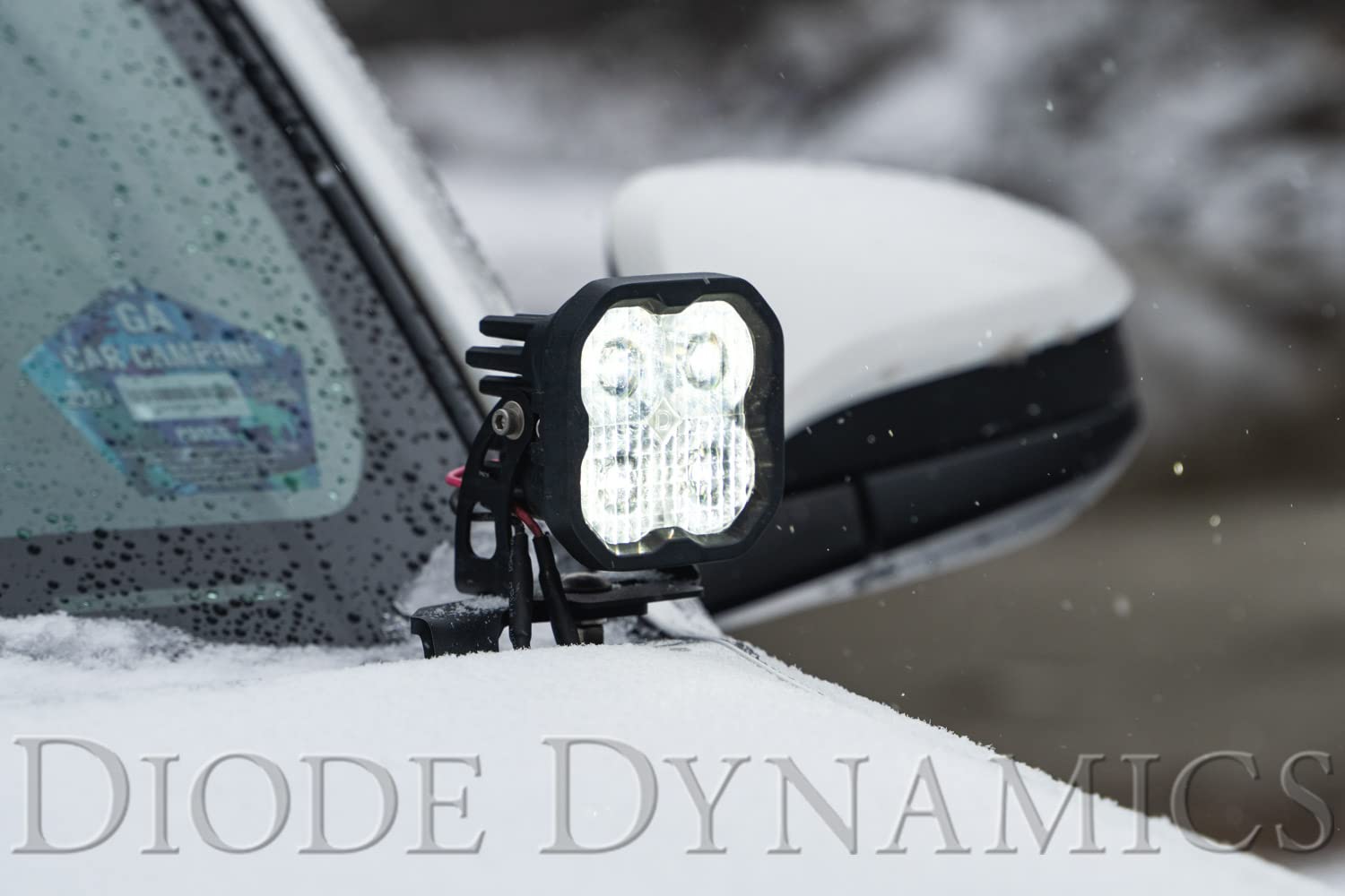 Stage Series Diode Dynamics Backlit Ditch Light Kit compatible with Toyota 4Runner 2010-2023, Bracket Only None