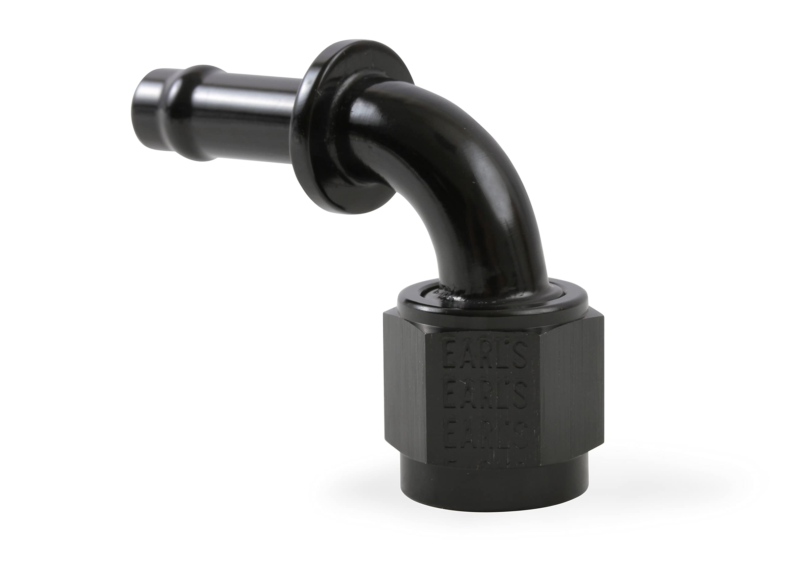 90 Deg. Earl's -6 To 5/16 Vapor Guard Hose End