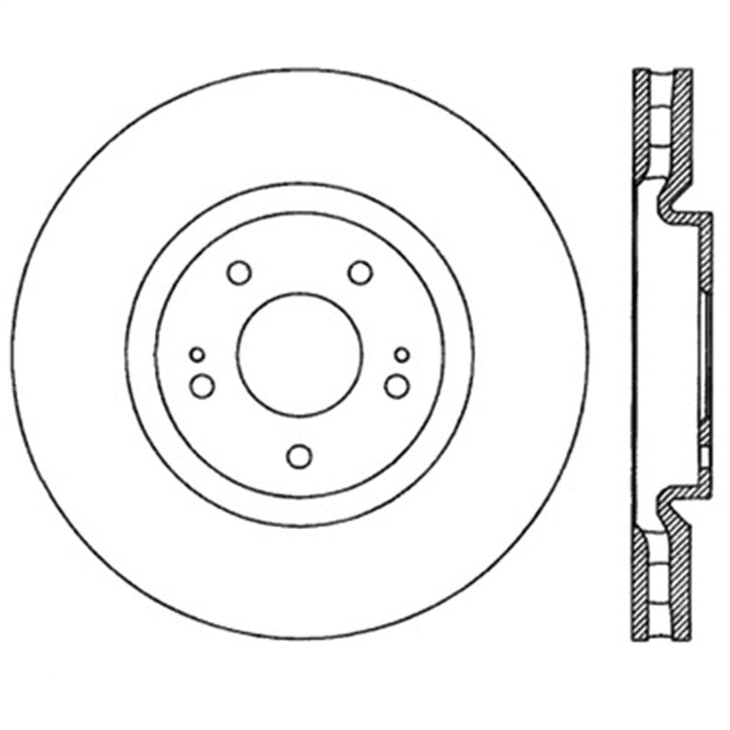 StopTech Sport Slotted 126.46064SL