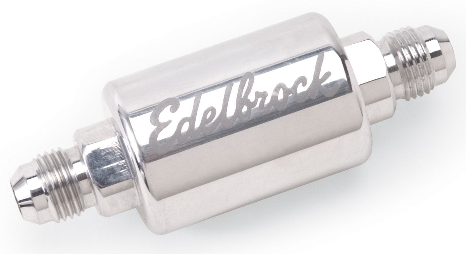 Polished Aluminum Edelbrock 8129 Fuel Filter