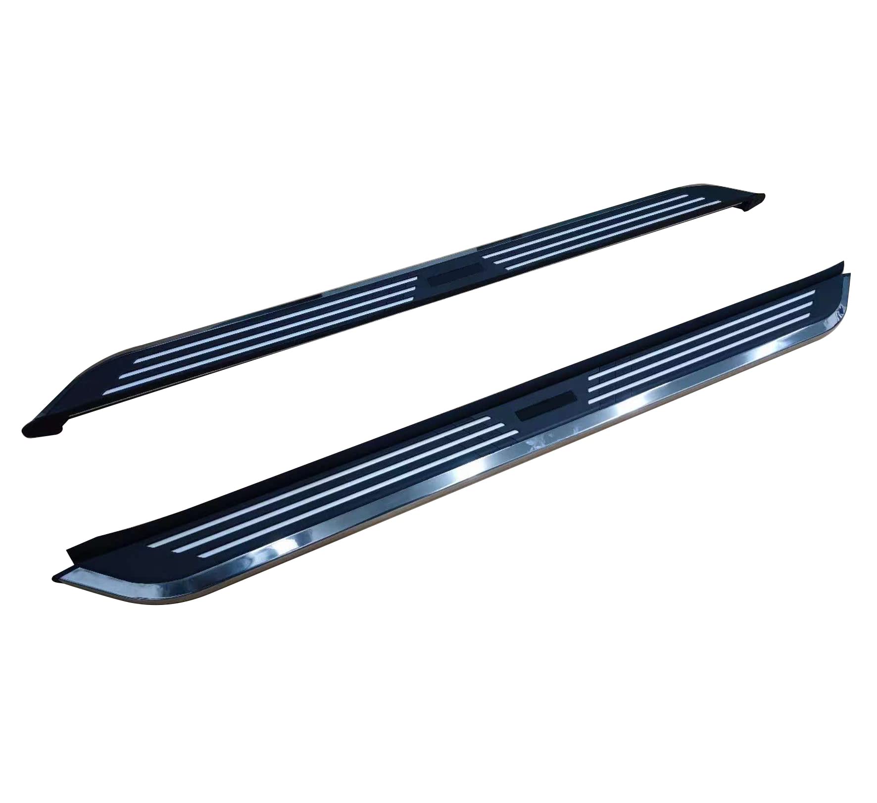 Pinnacle Black Horse Running Boards Compatible with 2014-2019 Toyota Highlander-PITYH73