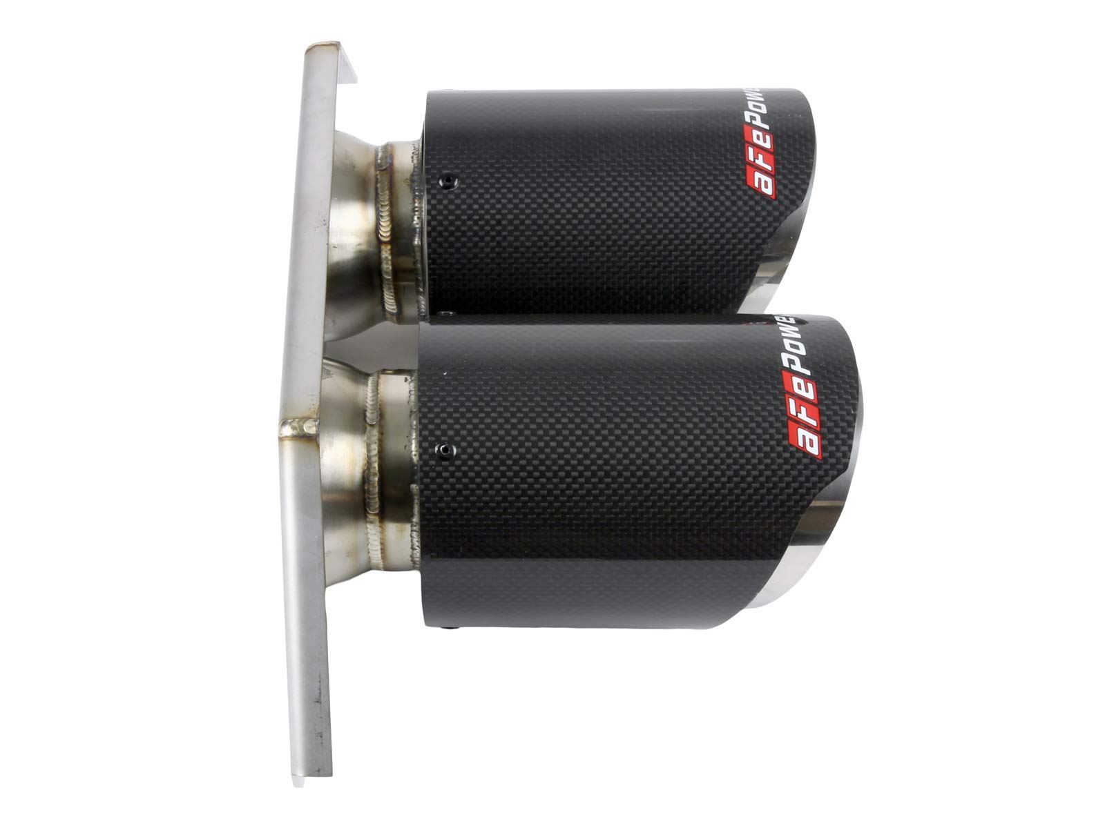 aFe Power MACH Force-Xp 49C36435-C OE Replacement Exhaust Tips for 2014-2019 Porsche 911 GT3, 4", Carbon Fiber