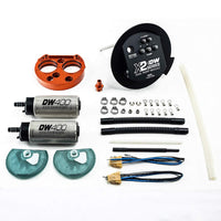 Deatsch Werks X2 Series Fuel Pump Module with Dual DW400s for 2011-19 Ford Mustang