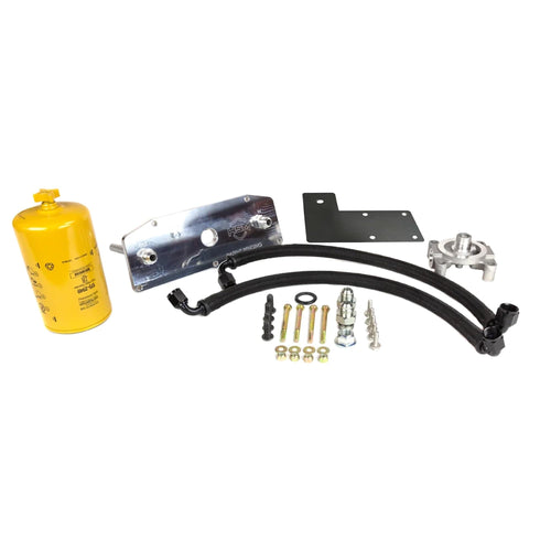 Lower Fuel Filter Upgrade Kit HS Motorsports (Short Bed,121010) Fits 2023-2024 Ford 6.7L Power Stroke