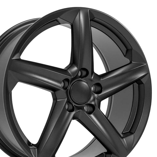 CV02D-19085-5120-52B1: OE Wheels 19" Replica Wheel Cv02D Fits Chevrolet C8 Corvette 19X8.5 Satin Black Wheel