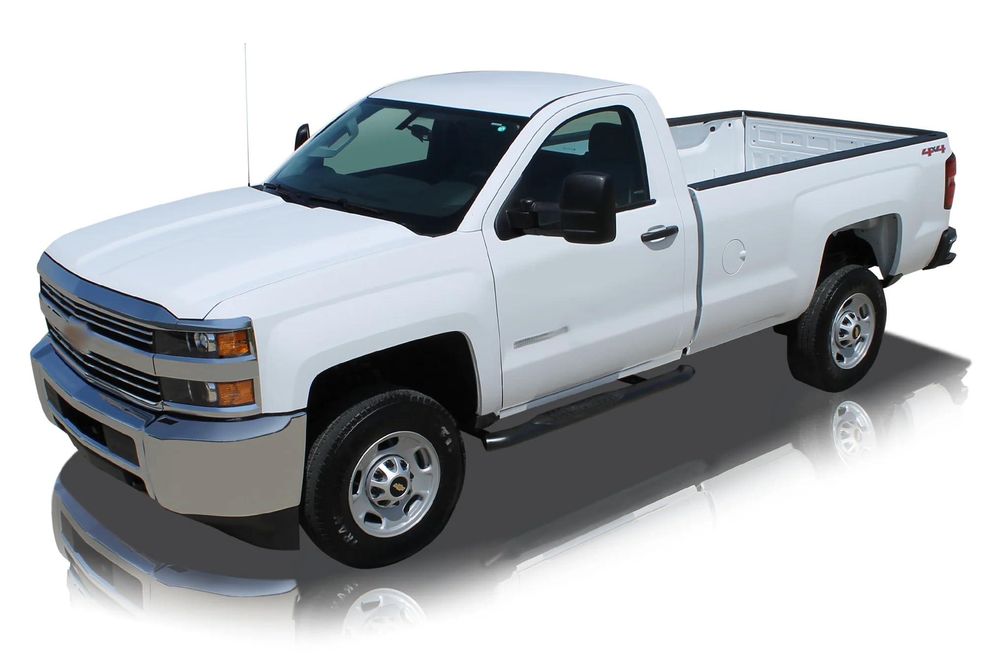 Dodge Ram 1500 Regular Cab Raptor Series 1602-0101B (02-08); 5" OE Style Curved Black Oval Steps 03-09 Dodge Ram 2500/3500 Regular Cab